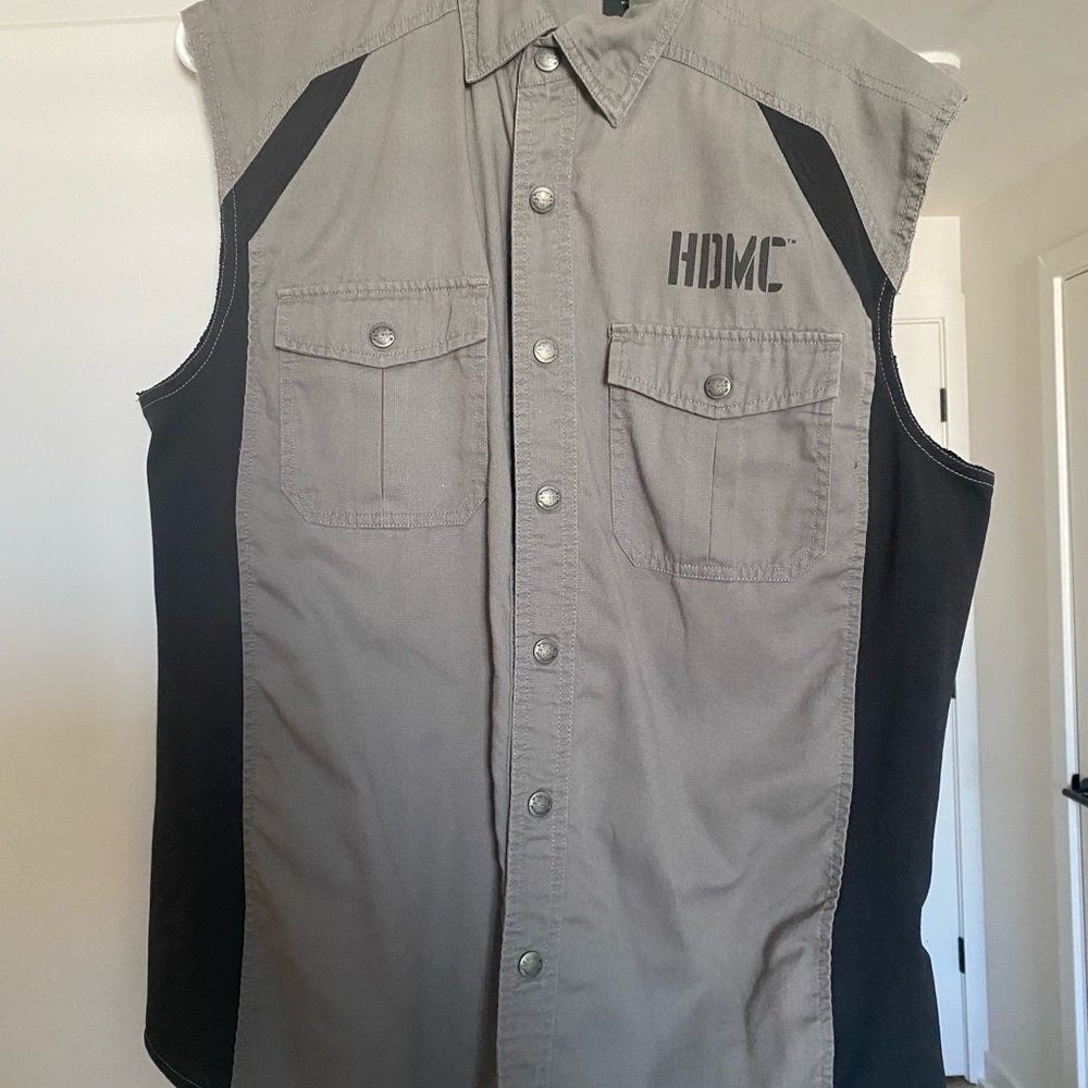 Harley-Davidson Gray and Black Performance Shirt